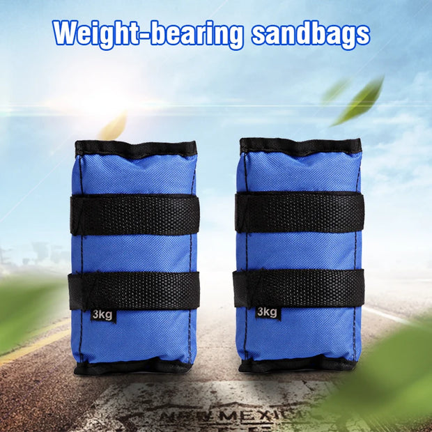 2 Pcs 1Kg Leg Sand Bag Strength Weights Training Sandbag Wraps For Running Fitness Yoga Comfortable Breathable