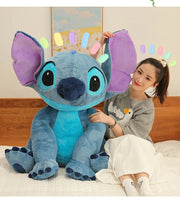 30/45/60/80/110cm Disney Anime Lilo &Stitch Plush Toy Cartoon Cute Angel Stich Animal Peluche Figura Kids Stuffed Plush Toy Gift