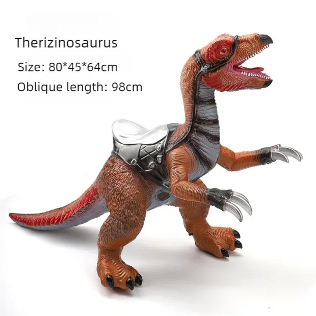 80cm Super Big Dinosaur Model Toys Big Mount T-Rex Brachiosaurus Jurass Soft Puppets Park Dinosaur Worlds Toy for Kids Boys Gift