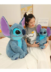 30/45/60/80/110cm Disney Anime Lilo &Stitch Plush Toy Cartoon Cute Angel Stich Animal Peluche Figura Kids Stuffed Plush Toy Gift