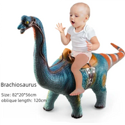 80cm Super Big Dinosaur Model Toys Big Mount T-Rex Brachiosaurus Jurass Soft Puppets Park Dinosaur Worlds Toy for Kids Boys Gift