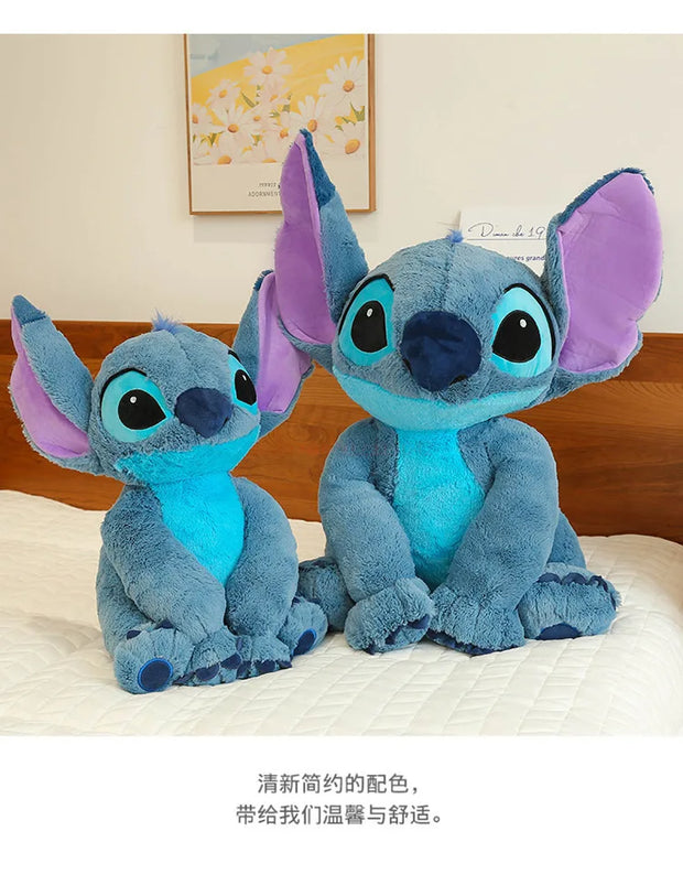 30/45/60/80/110cm Disney Anime Lilo &Stitch Plush Toy Cartoon Cute Angel Stich Animal Peluche Figura Kids Stuffed Plush Toy Gift