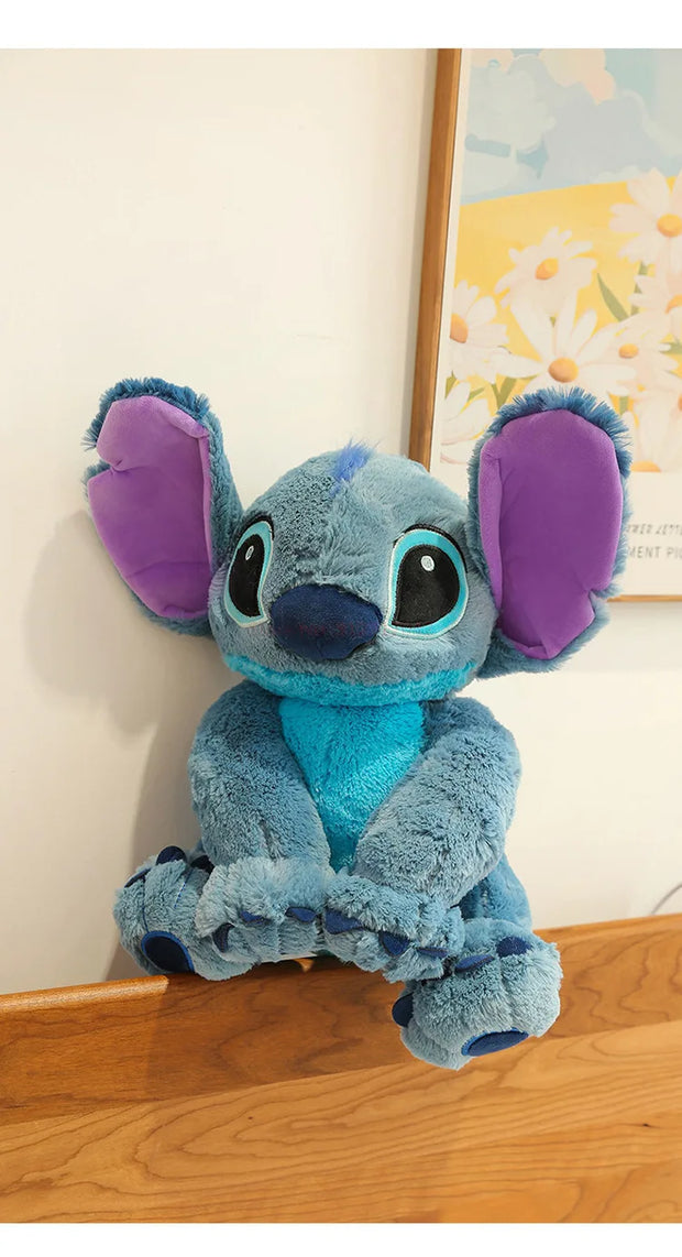 30/45/60/80/110cm Disney Anime Lilo &Stitch Plush Toy Cartoon Cute Angel Stich Animal Peluche Figura Kids Stuffed Plush Toy Gift