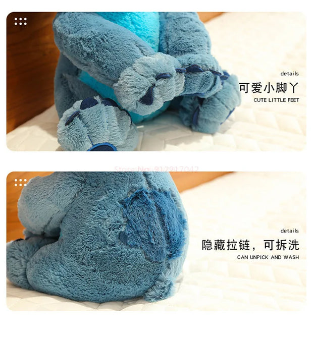 30/45/60/80/110cm Disney Anime Lilo &Stitch Plush Toy Cartoon Cute Angel Stich Animal Peluche Figura Kids Stuffed Plush Toy Gift