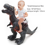 80cm Super Big Dinosaur Model Toys Big Mount T-Rex Brachiosaurus Jurass Soft Puppets Park Dinosaur Worlds Toy for Kids Boys Gift