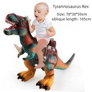 80cm Super Big Dinosaur Model Toys Big Mount T-Rex Brachiosaurus Jurass Soft Puppets Park Dinosaur Worlds Toy for Kids Boys Gift