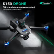 2024 S159 GPS PRO Drone 5G 8K HD Aerial Photography Dual-Camera Dron with Screen Omnidirectional Obstacle Avoidance Drone RC Toy