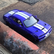 1:24 Dodge Challenger SRT Alloy Sports Car Model Diecasts Metal Toy Vehicles Car Model High Simulation Collection Kids Toy Gift