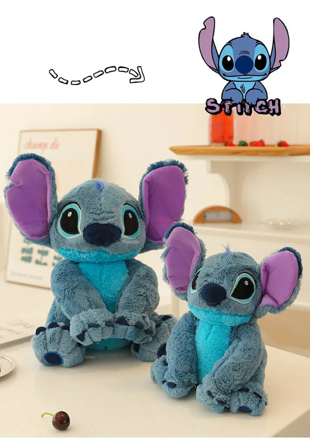 30/45/60/80/110cm Disney Anime Lilo &Stitch Plush Toy Cartoon Cute Angel Stich Animal Peluche Figura Kids Stuffed Plush Toy Gift