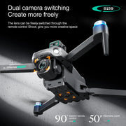 2024 S159 GPS PRO Drone 5G 8K HD Aerial Photography Dual-Camera Dron with Screen Omnidirectional Obstacle Avoidance Drone RC Toy