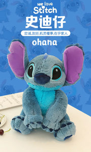 30/45/60/80/110cm Disney Anime Lilo &Stitch Plush Toy Cartoon Cute Angel Stich Animal Peluche Figura Kids Stuffed Plush Toy Gift