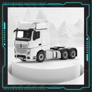 1: 64 Large Truck Front Simulated Transport Alloy Model Trailer White Classic Bruce Lee Perka Toy Boy Children'S Gift