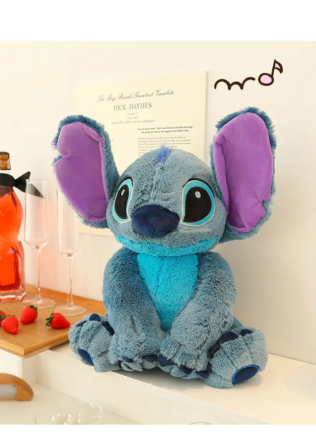 30/45/60/80/110cm Disney Anime Lilo &Stitch Plush Toy Cartoon Cute Angel Stich Animal Peluche Figura Kids Stuffed Plush Toy Gift