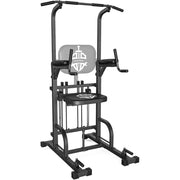 Power Tower Pull Up Dip Station Assistive Trainer Multi-Function Home Gym Strength Training Fitness Equipment 440LBS