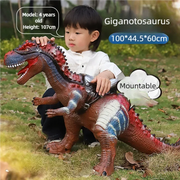 80cm Super Big Dinosaur Model Toys Big Mount T-Rex Brachiosaurus Jurass Soft Puppets Park Dinosaur Worlds Toy for Kids Boys Gift