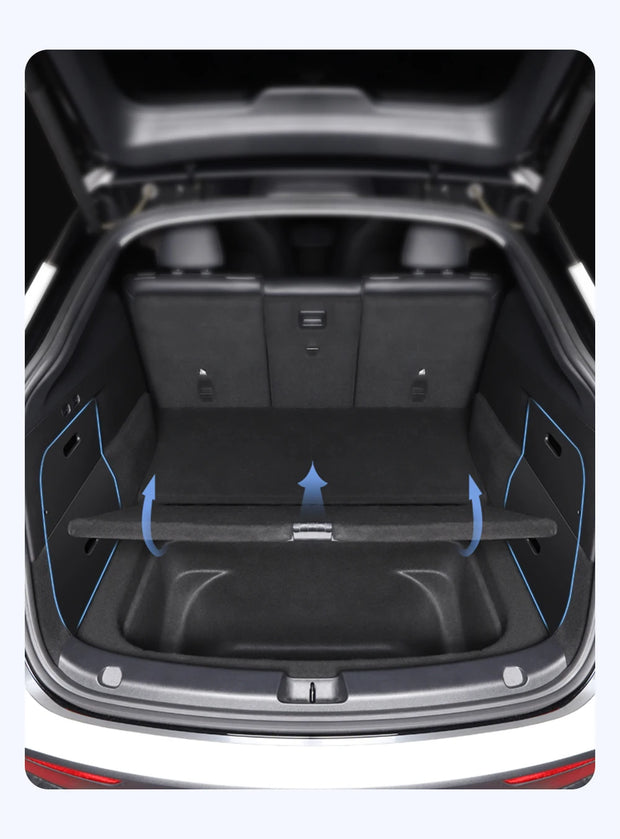 YZ For Tesla Rear 2023 Model Y Trunk Organizer Side Storage Box,Waterproof Odorless Garbage Bins Car Accessories