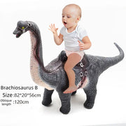 80cm Super Big Dinosaur Model Toys Big Mount T-Rex Brachiosaurus Jurass Soft Puppets Park Dinosaur Worlds Toy for Kids Boys Gift